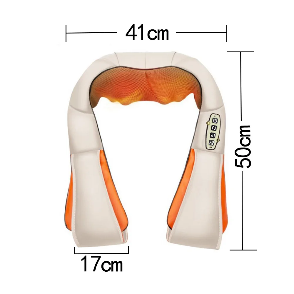 Шиацу шейный массажер для спины и шеи Электрический массажер многофункциональная шаль инфракрасная Массажная релаксационная машина с подогревом
