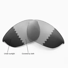 Walleva с поляризованными очками/фотохромные замена линз для Oakley половина солнечные очки к куртке