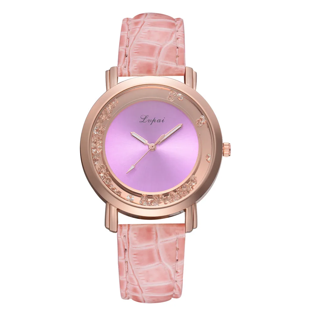 P669 LVPAI Purple Mirror Fashion Casual Quartz Leather Band Analog Wrist Watch P669 LVPAI Purple Mirror Fashion Casual Quartz Leather Band Analog Wrist Watch
