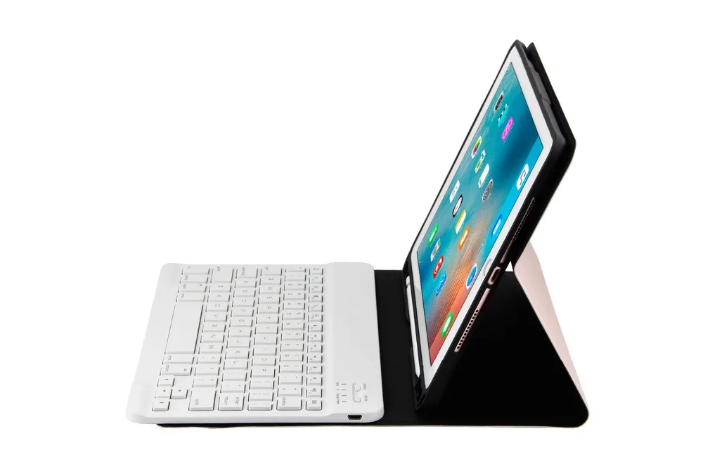 7 цветов клавиатура с подсветкой кожаный чехол с карандашом Bluetooth клавиатура для iPad Air 3 10,5 Pro 10,5