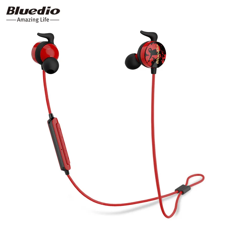 

Bluedio Ai Sports bluetooth earphone in-ear earbuds with Built-in Mic BT 4.2 wireless sweat proof earphone for cell phones