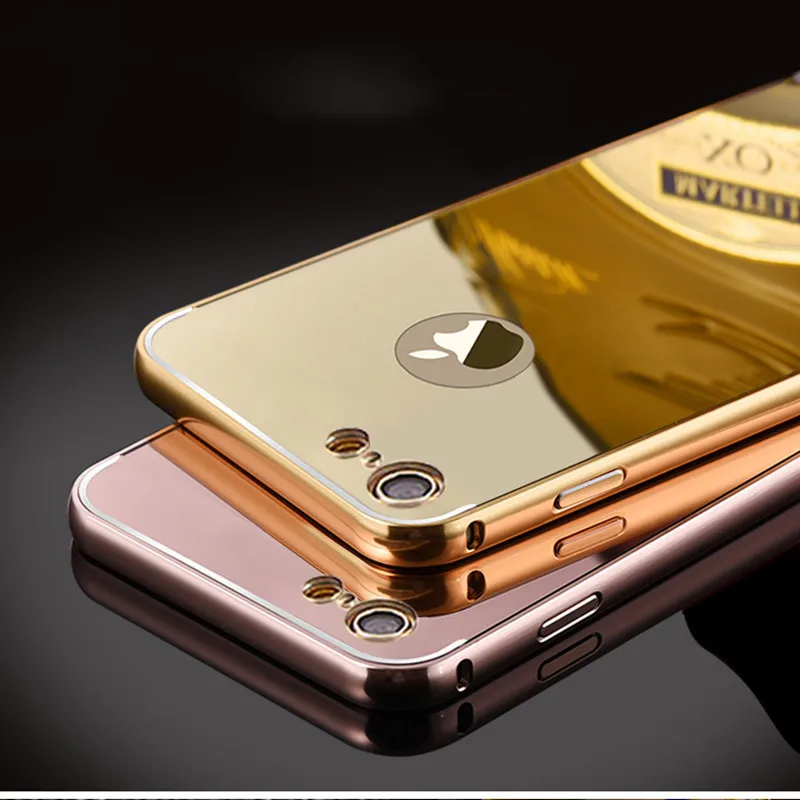 Чехол для Apple iPhone 5 5s роскошный металлический алюминиевый акриловый жесткий