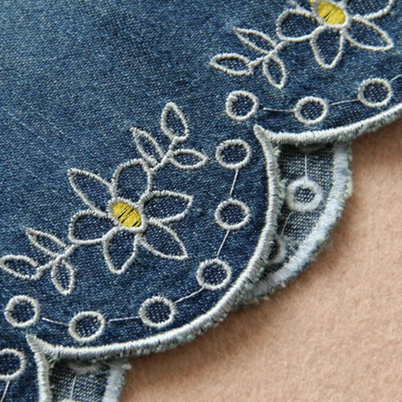 Весна Лето Mori Girl короткие женские слои Цветочная вышивка эластичный пояс карман джинсовые ковбойские женские Vestido мини шорты U489