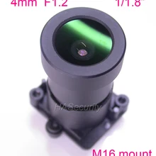 Звездный светильник F1.2 aparure 4 мм объектив 2MP 1/1. " формат для датчика изображения IMX327, IMX307, IMX290, IMX291 Модуль платы блока программного управления камеры
