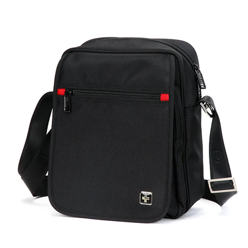Swiss Fashion Brand Men Shoulder Bag Small Black Messenger Daily Swiss Fashion Brand Men Shoulder Bag Small Black Messenger Daily Phone Quality Waterproof Nylon Flap Zipper Crossbody On Aliexpress Alibaba