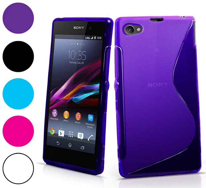 Soft Gel TPU caso para Sony Xperia Z1 compacto (D5503) slim Anti deslizamiento mate de silicona para Sony Xperia Z1 compacto 4,3"|case for sony xperia|case for sonyz1 compact case - AliExpress