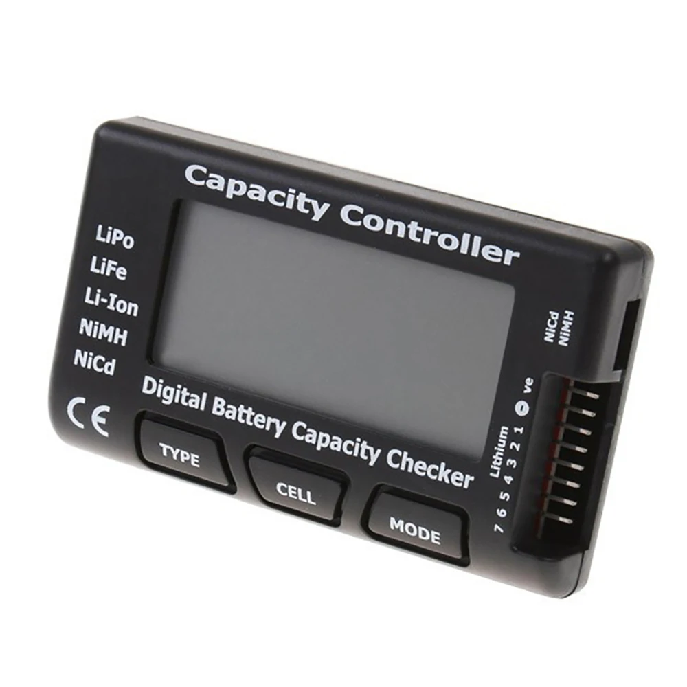 

CellMeter-7 Digital Battery Capacity Checker LiPo LiFe Li-Fe Li-ion NiMH Nicd Battery Balancer Capacity Controller tester