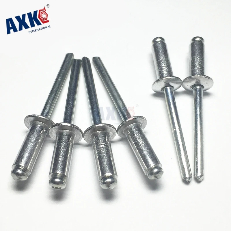 Axk 50 шт. M6 * 10/12/20 M5 25/30/35 алюминиевые круглые заклепки с потайной головкой