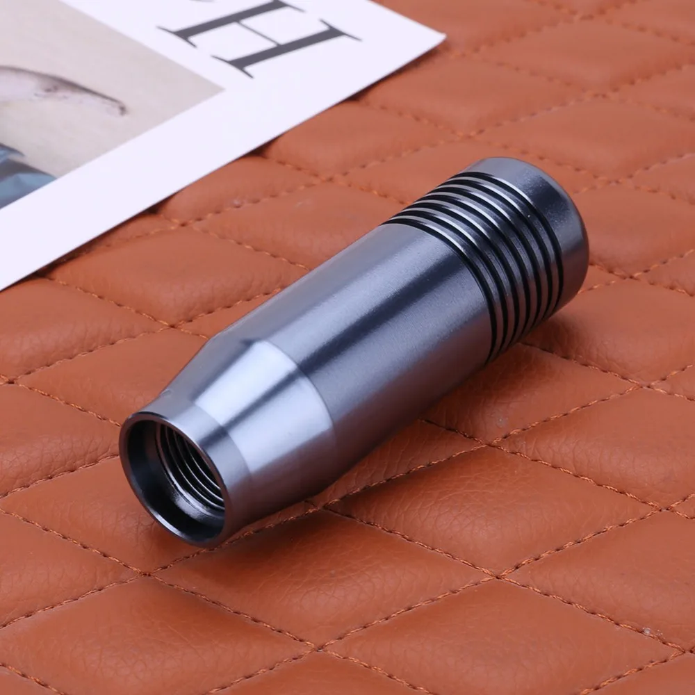 Universal Auto Manual transmisión engranaje Stick Shift perilla accesorios automotrices engranaje de aluminio palanca de cambio estilo de coche Universal Auto Manual transmisión engranaje Stick Shift perilla accesorios automotrices engranaje de aluminio palanca de cambio estilo de coche