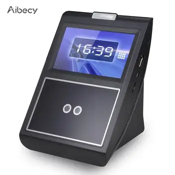 

Attending Machine Password Attendance Machine Employee Checking-in Payroll Recorder 4.3 inch Facial Recognition Time Attendance