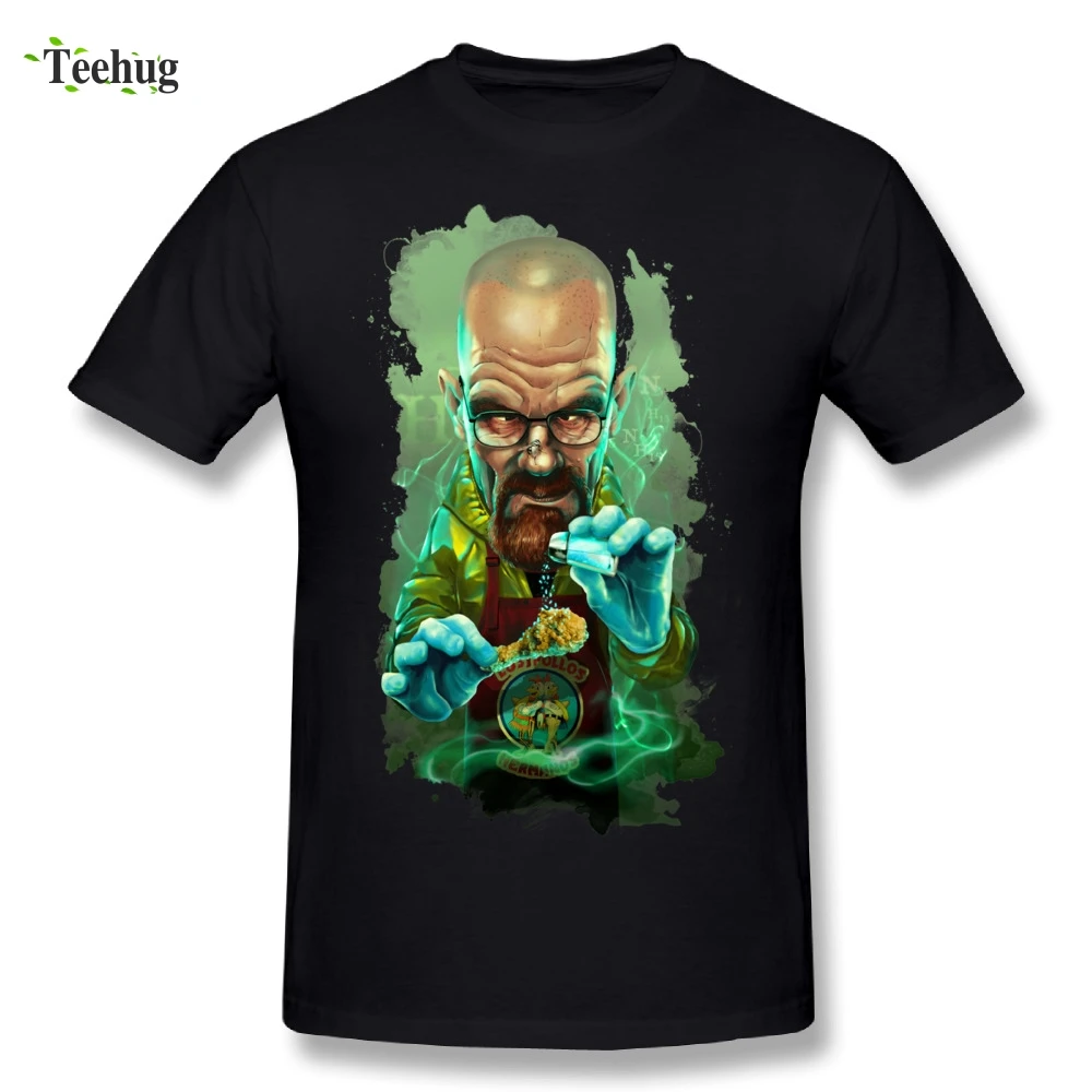 Pure Cotton Man breaking bad heisenberg walter white T Shirt Custom