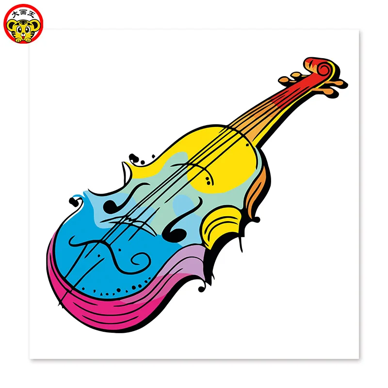 

painting by numbers art paint by number guitar abstract Decorative paintings Draw on canvas Digital Painting Famous paintings A