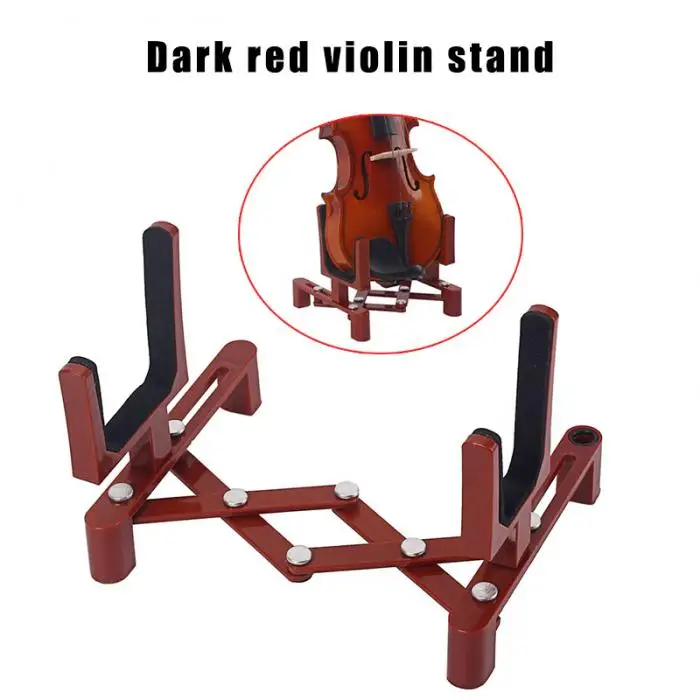 New Folding Violin Stand Bracket Holder Rack Portable Foldable Musical Instrument Accessories LMH66