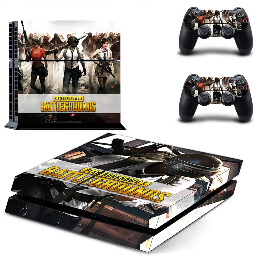 PUBG наклейки предназначены для PlayStation4 консоли и 2 контроллера шкуры|Наклейки| |