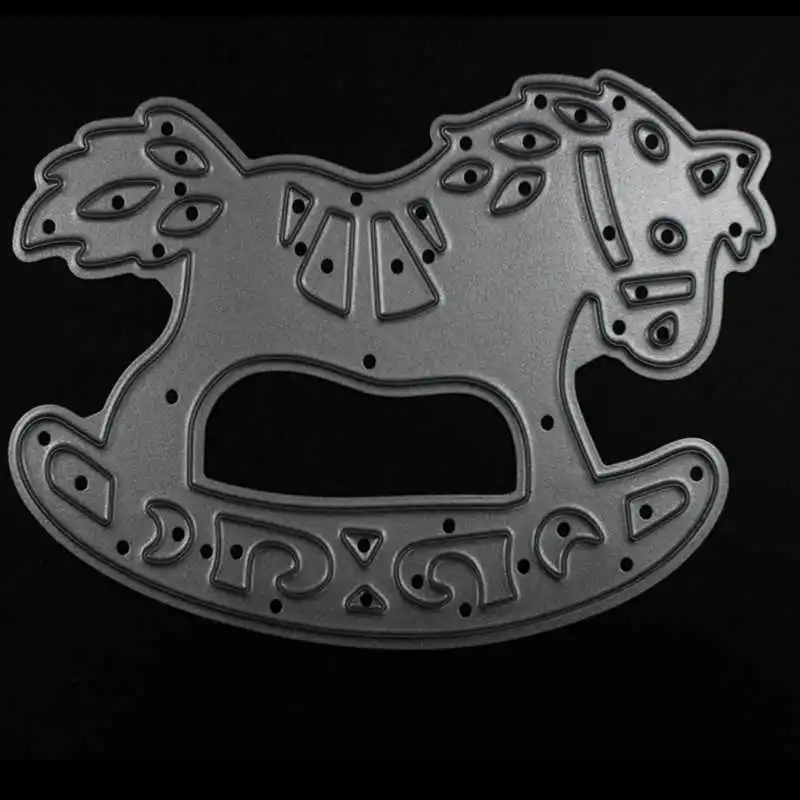 Baby Rocking Horse Cutting Dies Stencils DIY Scrapbooking Card Paper