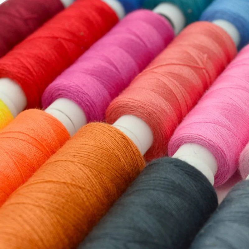 30 шт. красочные 250 ярдов Высокое качество машинная вышивка нить DIY Набор нитей для шитья нить швейные принадлежности
