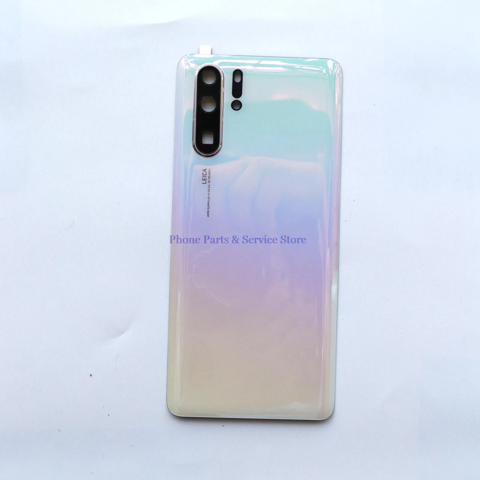 Для huawei P30 Pro P30pro Задняя стеклянная крышка корпус батарея задняя дверь запасные части+ клей+ камера Стекло объектив Запасные части - Цвет: Pearl White