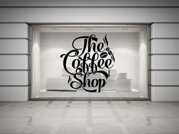 

Coffee Shop Quote Vinyl Wall Decal Coffee Lettering Wall Coffee Shop Logo Mural Art Shop Window Glass Wall Sticker