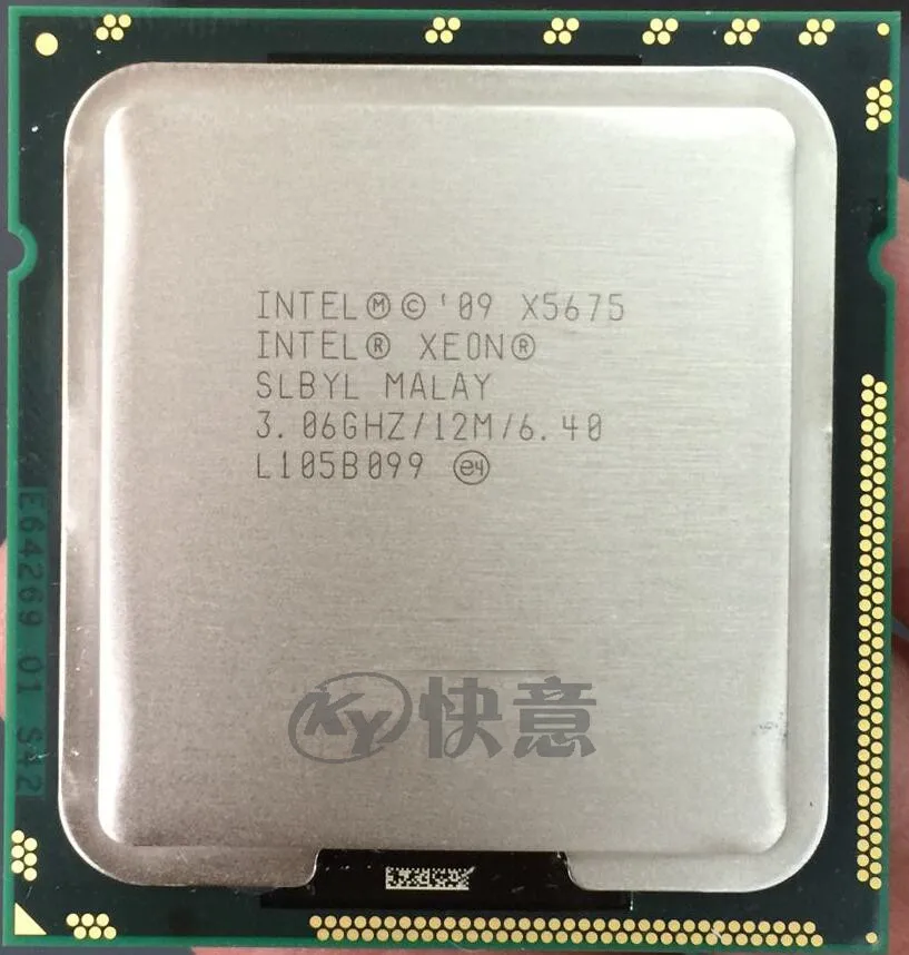 Процессор Intel Xeon X5675(12 Мб кэш-памяти, 3,06 ГГц, 6,40 GT/s Intel QPI) серверный ЦП LGA 1366