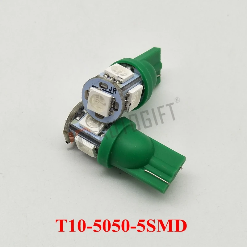 300 шт. T10 светодиодный W5W 5050 5SMD 192 168 194 белый автомобильные огни клиновая лампа света лампы Супер яркий DC 12V фонарь освещения номерного знака