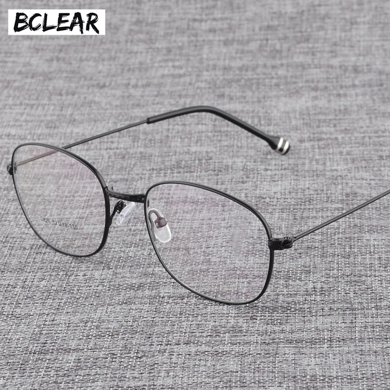 

BCLEAR Black Gold Silver Retro Unisex Alloy Eyeglasses Women Men Vintage Round Eyewear Frames Retro Optical Glasses Frame