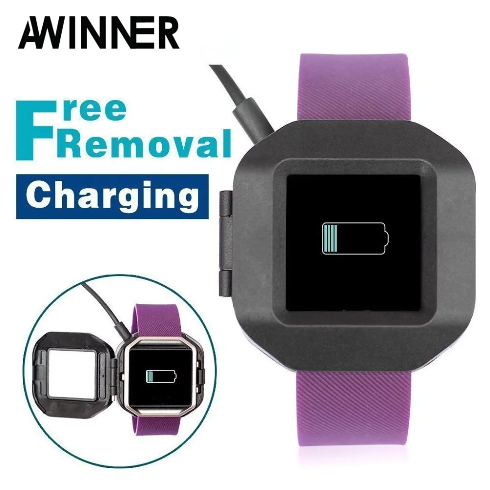 

AWINNER Removal Style USB Power Easy Charger Cable Battery Charging Dock For Fitbit Blaze