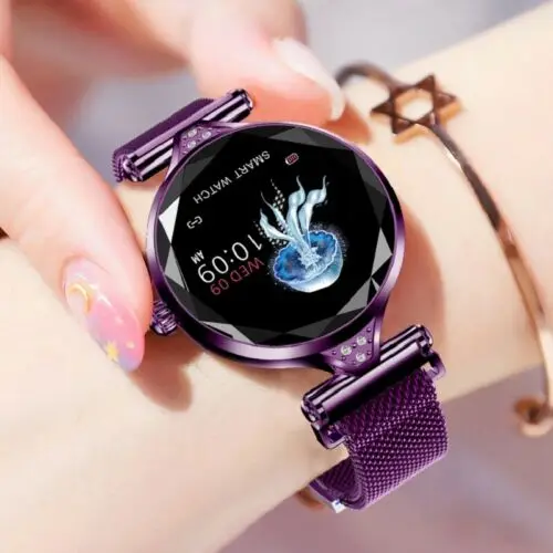 H1 Women Lady Bluetooth Heart Rate Blood Pressure Monitor Smart Watch Bracelet Hot Smart Ladies Watch