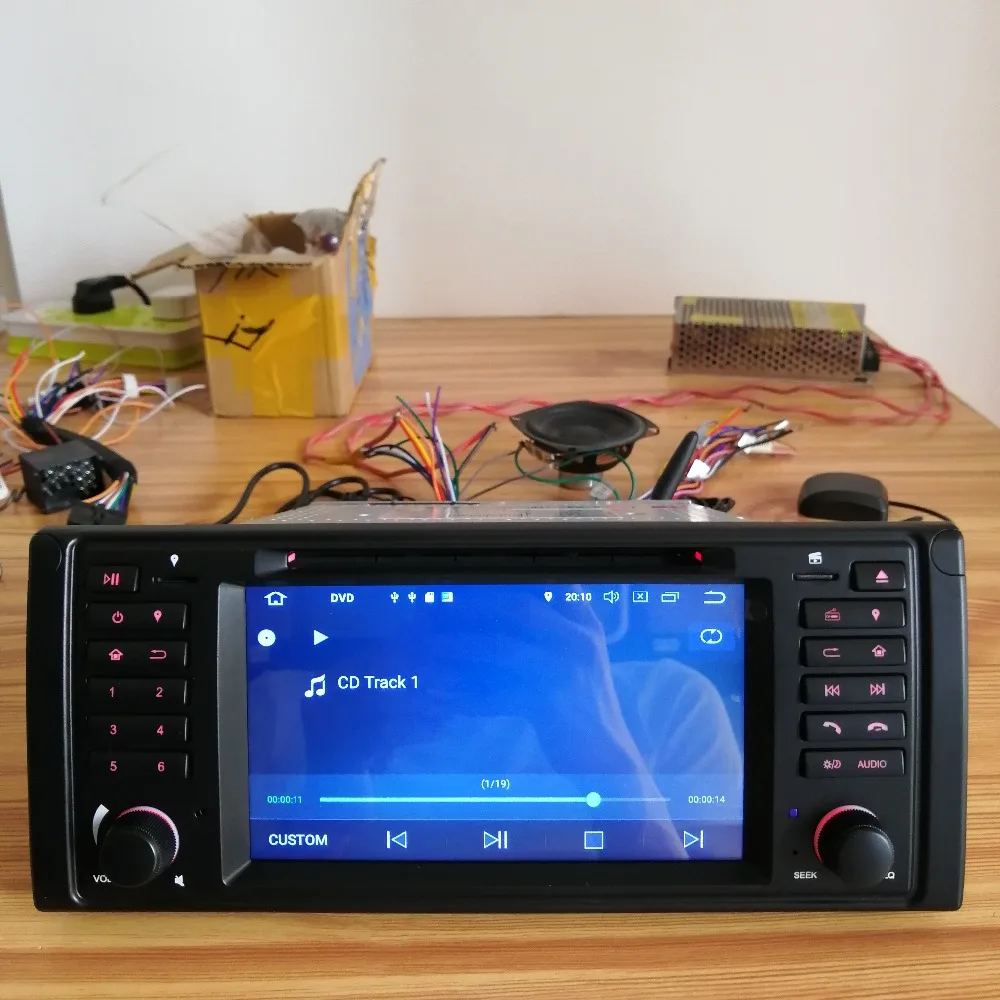 Flash Deal Newest Android 8.0 Octa Core 4G RAM 64G ROM GPS Navigation 7 " Car DVD Player for BMW E39 5er/M5 96-03 with Radio/Bluetooth/RDS 45