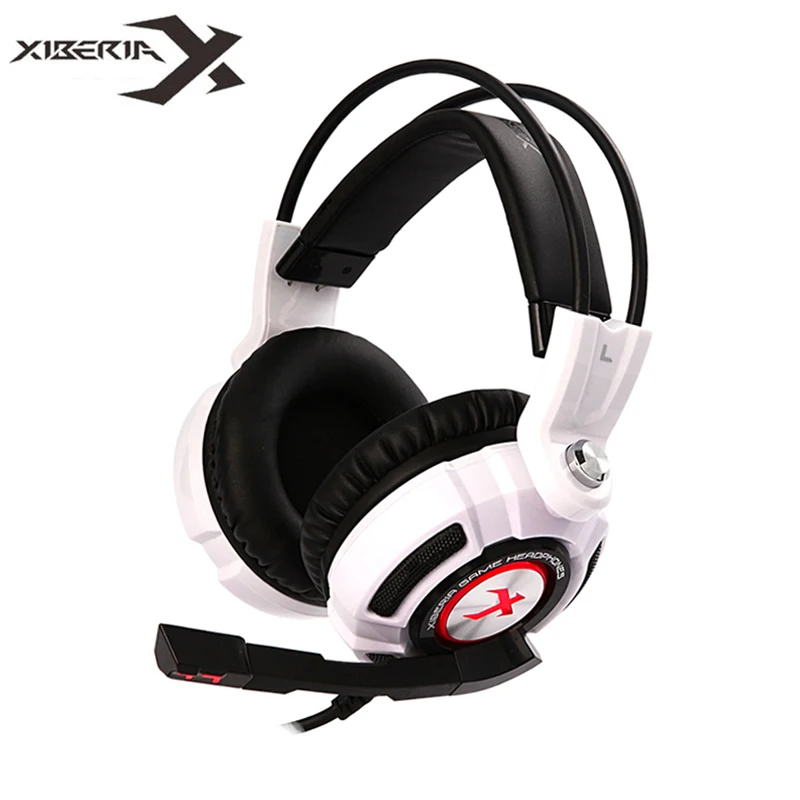 Продажа XIBERIA K3 K5 K9 K10 USB Игровые наушники Virtual 7,1 объемный звук стерео бас гарнитура с микрофоном светодиодный для компьютера геймера