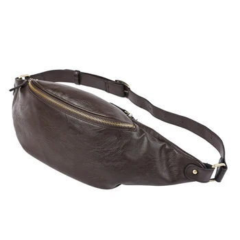 

ETONWEAG men leisure PU leather small chest bag pockets 26 * 10 * 11cm