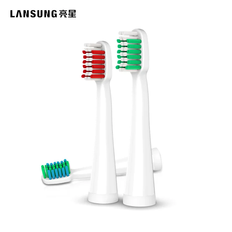 LANSUNG 4 шт. Зубная щётка головы Сменная головка электрической зубной щетки головы подходит для U1 A39 A39PLUS A1 SN901 SN902 зубная щетка гигиена полости рта - изображение