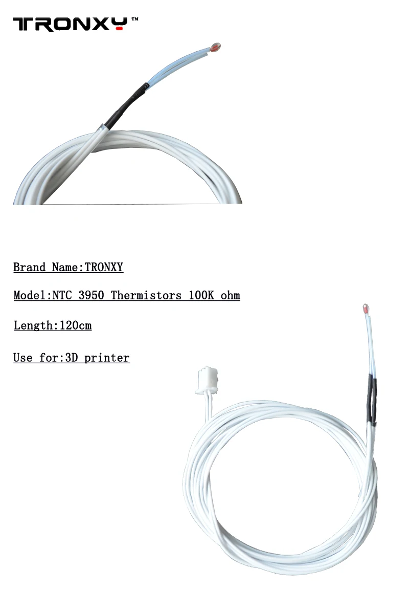 NTC 3950 thermistors 100K ohm (2)