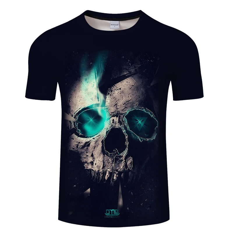 

Mexican Skull Tshirt Man 3d Print New Trendy Summer Slim Plus Size Youth Geek Birthday Gift Summer Shirt Short Sleeve Tops Fun
