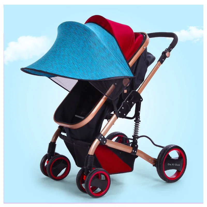 

Universal Baby Stroller Awning Cap Sunshade Cover Umbrella Sun Shade Wind Shield Cover Baby Carriage Pram Stroller Accessory