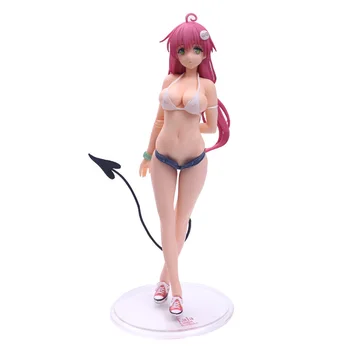 

Anime Sexy Girl Doll To Love Ru Darkness Lala Satalin Deviluke Mizugi Ver. PVC Action Figure Collectible Model Adult Toys Doll