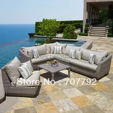 При любых погодных плетеные секционные набор