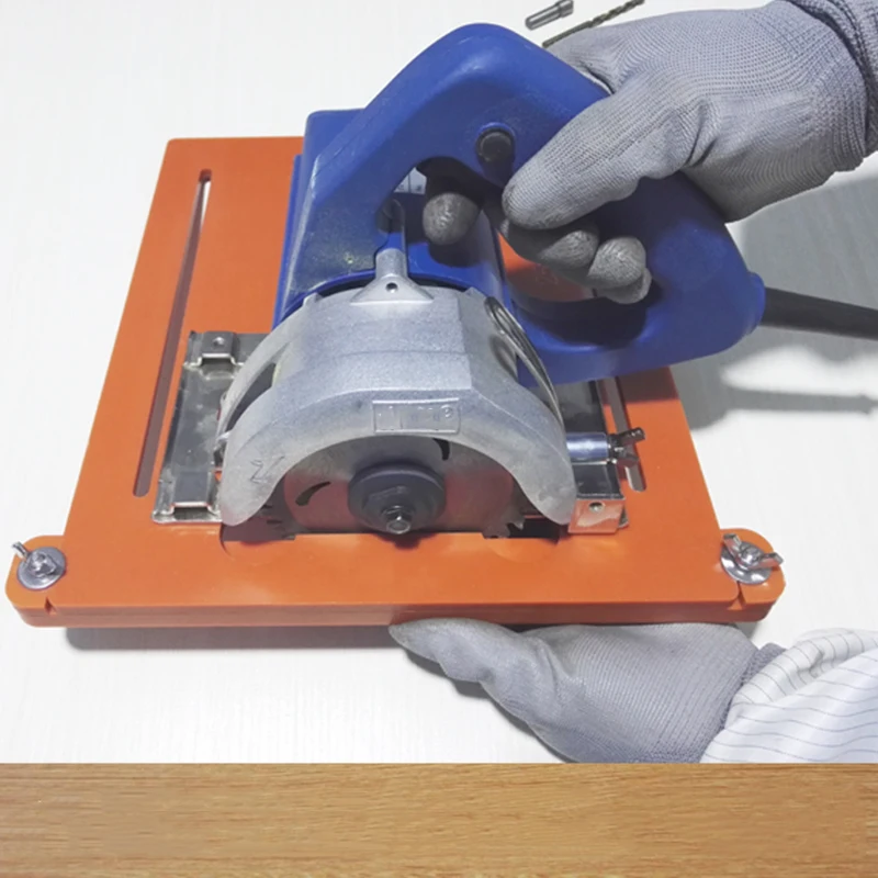 Циркулярная Пила Руководство машина для резки рельс направляющей пластиной Регулируемая пила база 250x300 мм(4 дюйма пильного диска