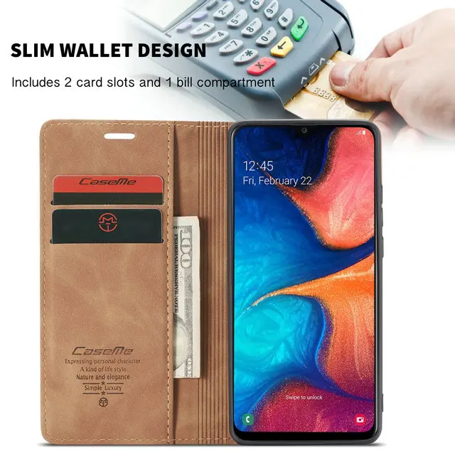 Shockproof Case for Coque Samsung A50 Case A50S A 50S A10S Samsung A70 Case Leather Wallet for Samsung Galaxy A40 Cover A30S A20