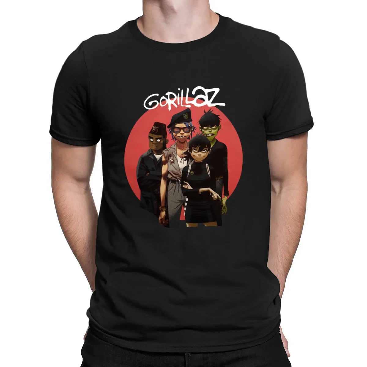 Gorillaz Humanz футболки Clever 2018 для отдыха уличная футболка Для мужчин евро Размеры Юмор