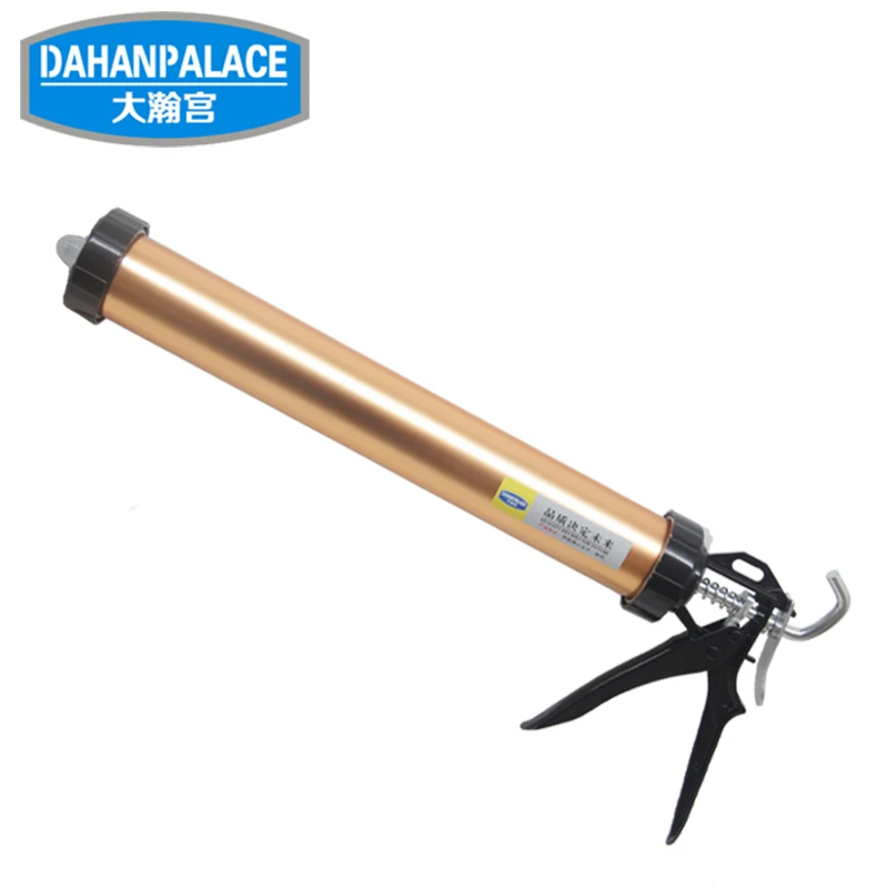 Pressing Glass Glue Gun 560ML Thicken Aluminum Alloy Glass Plastic Gun Cylinder Manually Power