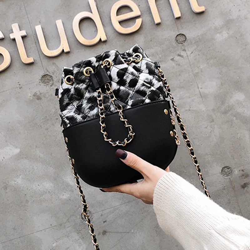 

Women's Crossbody Bags Flap PU Leather small Bag Handbag Sac a Main Femme leopard women leather & Scrub messenger Shoulder bag