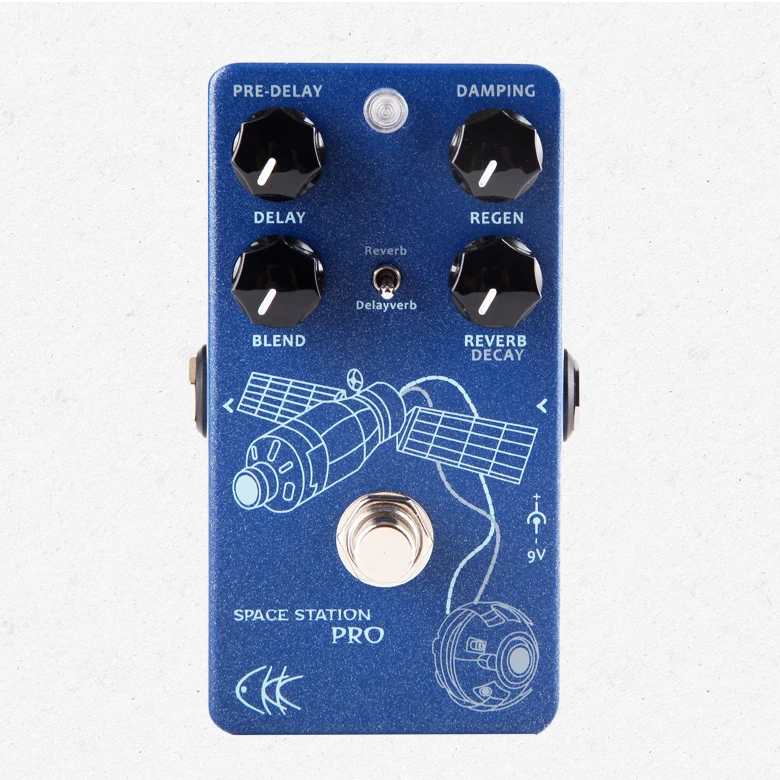 CKK Space Station Pro педаль с эффектом задержки и реверберации гитары|guitar effect pedal|effect