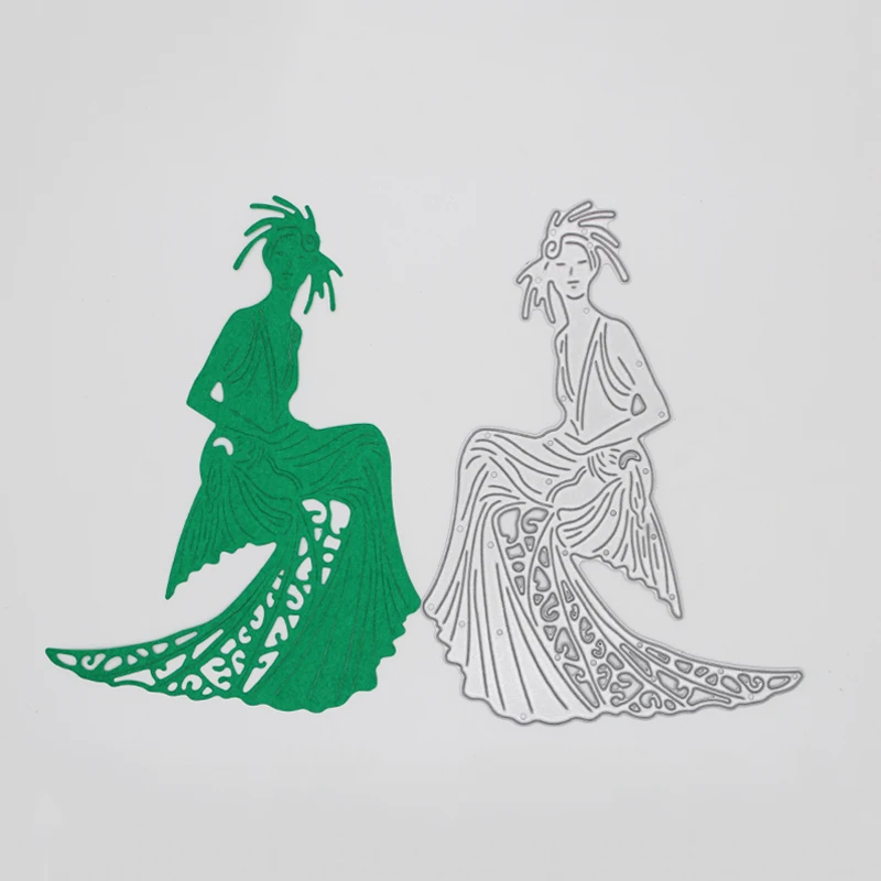 

Goddess Metal Cutting Dies DIY Scrapbooking Album Decoration Embossing Paper Card Craft 87*120 mm