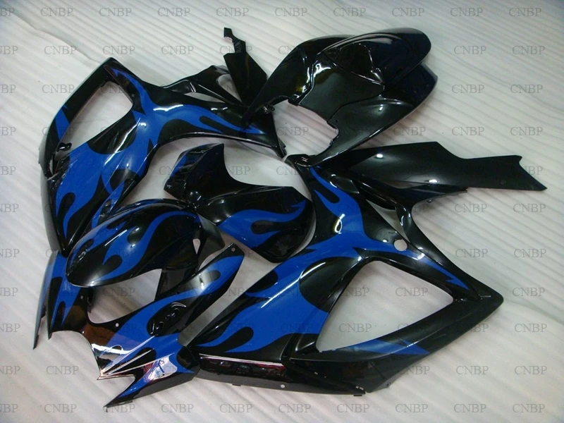 Для Suzuki GSXR600 2007 Abs обтекатель GSX-R750 2006-2007 K6 Синий Черный Каркас мотоцикл обтекатель GSX R 600 06 Abs обтекатель