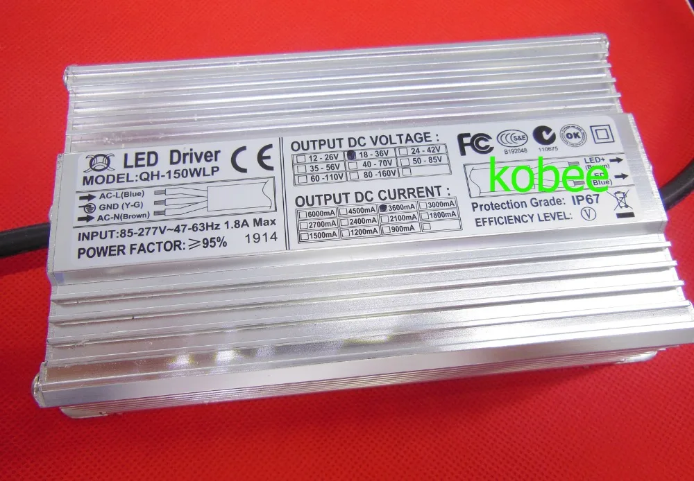 150WHighPowerLEDDriver3600mADC1836VHighPF810Serise12