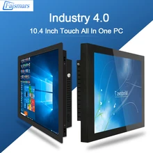 Faismars 10.4 cal 1024x768 Intel J1900 2.0GHz wszystko w jednym PC pojemnościowy/rezystancyjny ekran dotykowy Panel przemysłowy PC komputer stacjonarny