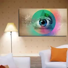 Artwork Vintage eyes Illuminati Abstract Figure Painting Abstract Canvas drawing Oil Painting Home decor Frameless Spray