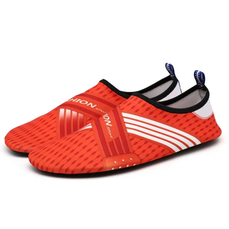 Новая дышащая мужская и женская быстросохнущая пляжная обувь; кроссовки для спорта; пара акваобувь K2