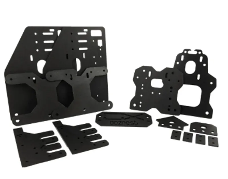 

A Black Color Ooznest OX CNC ALUMINIUM plates KIT for 23 NEMA stepper motor