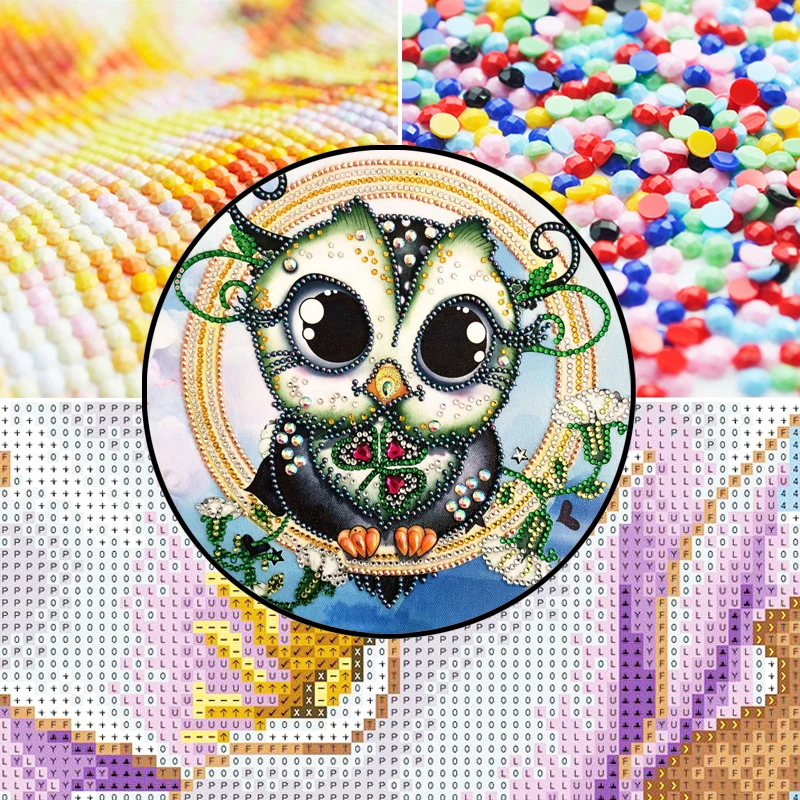 

5D Diamond Mosaic Home Decor Diamond Embroidery diy diamond Painting Cross Stitch kit Owl Animal cartoon picture